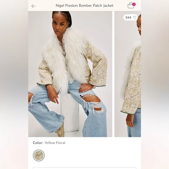 NWT Free People Nigel Preston Bomber Patch Jacket Medium M